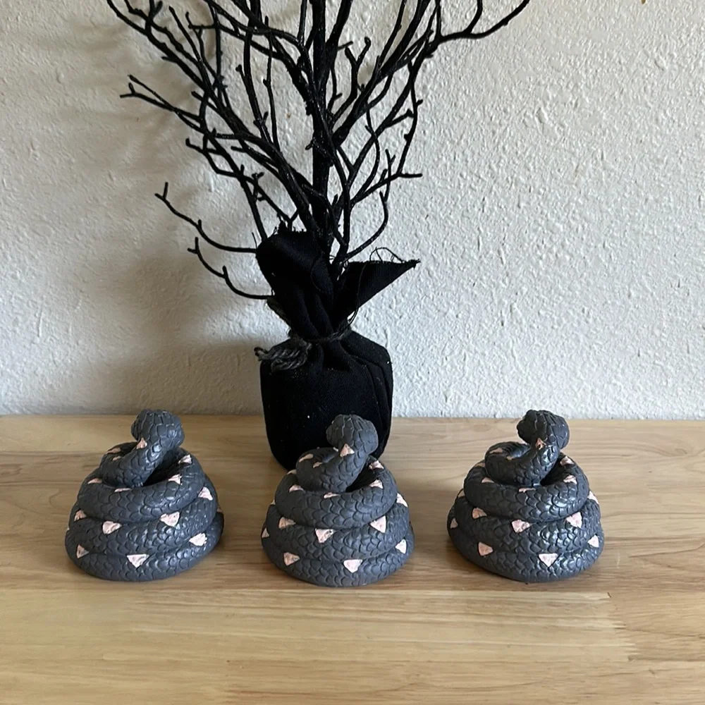 3pc Target Halloween Decorations for Tiered Trays - Snakes